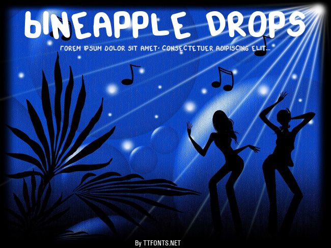 Pineapple Drops example